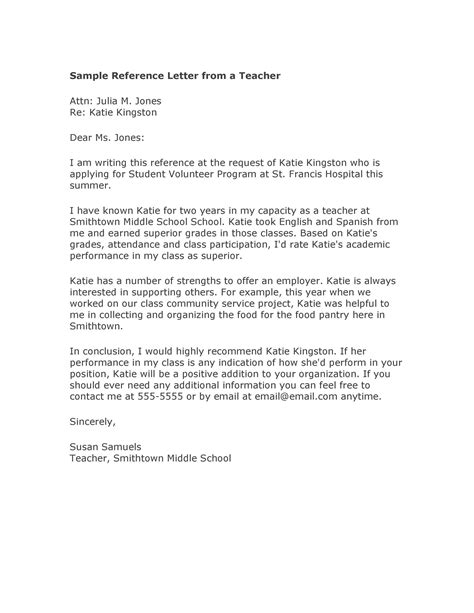 50 Amazing Recommendation Letters For Student From Teacher