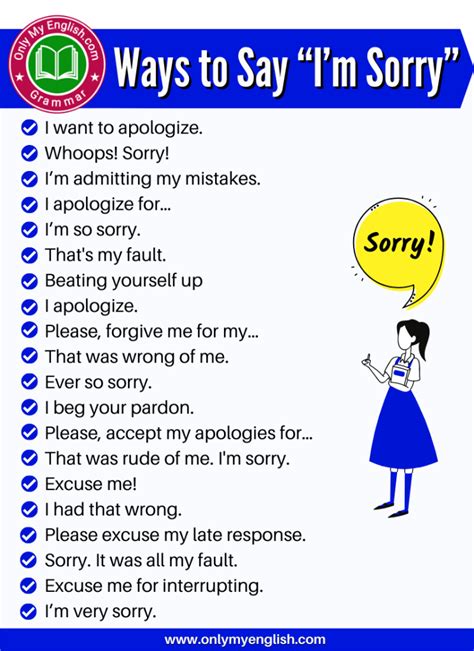 50 Different Ways To Say I M Sorry In Writing And Speaking Ways To 50 Different Ways To Say I M Sorry In Writing And Speaking Ways To