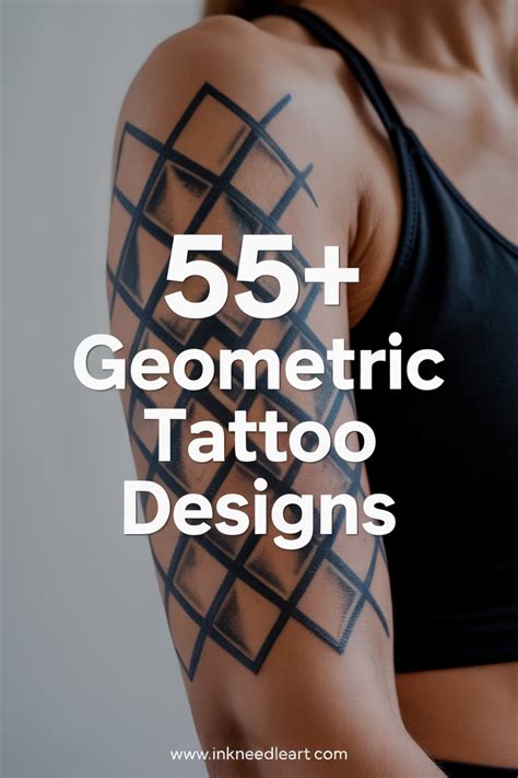 55 Geometric Tattoo Designs Ink Needle Art