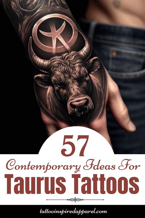57 Bold Taurus Tattoo Ideas Grounded Stylish Amp Full Of Zodiac