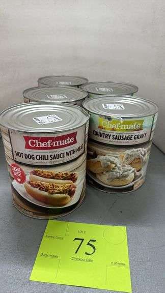 5Pc Chef Mate Lot Chili Sauce Amp Sausage Gravy Earl Amp 39 S Auction Company