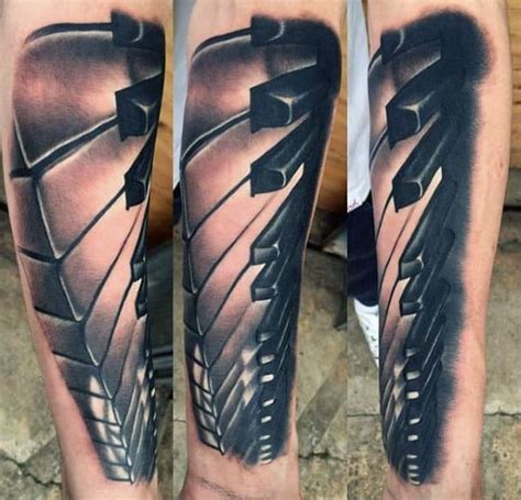 60 Awesome Piano Tattoos For Men