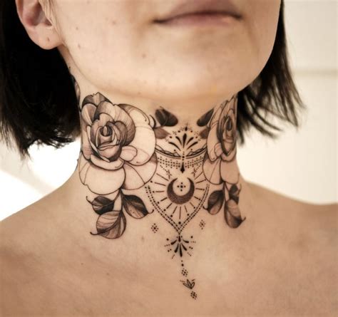 60 Best Ideas Of Throat Tattoos That Will Blow Your Mind Men Amp Women
