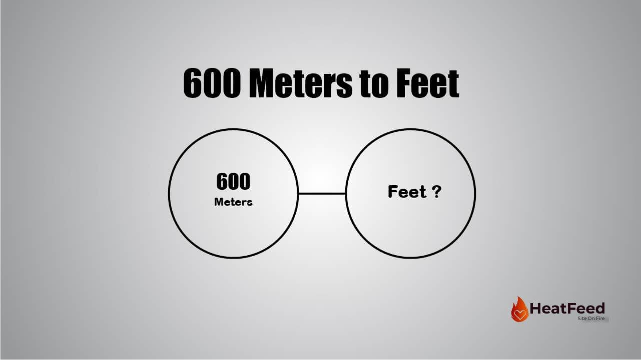 600 Meters to Feet Converter