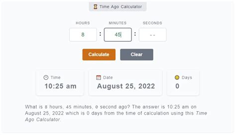 What Time Was 7 Hours Ago