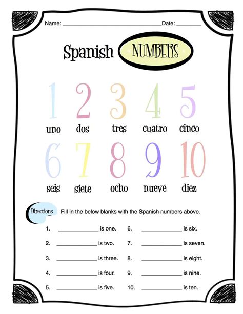 7 in Spanish