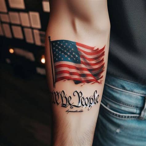 73 Rewarding Yet Meaningful We The People Tattoo Ideas That Rejuvenate