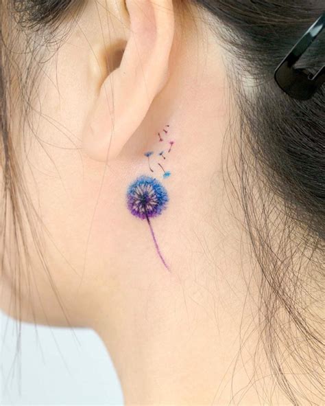 75 Behind The Ear Tattoo Ideas For Subtle Expression Art And Design
