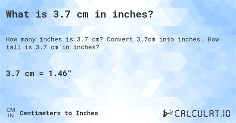 7cm to Inches Converter