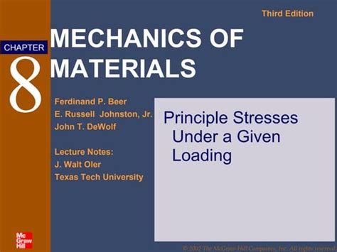 8 Principal Stresses