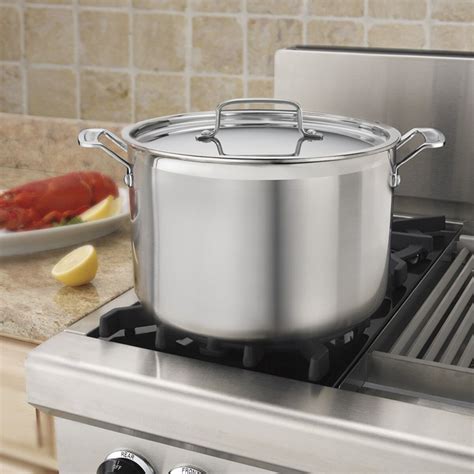 8 Qt Multiclad Pro Triple Ply Stainless Stockpot Cuisinart 8 Qt Multiclad Pro Triple Ply Stainless Stockpot Cuisinart
