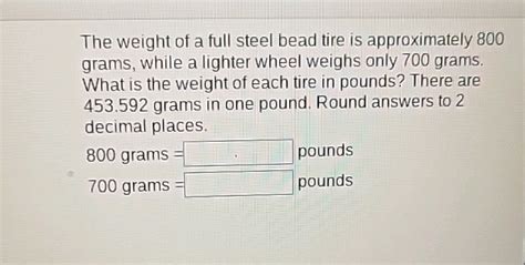 800 Grams to Pounds Converter