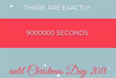 9 Million Seconds R Christmas