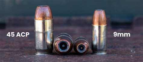 9 Mm Vs 45 Acp Overview Amp Comparison Guide Academy