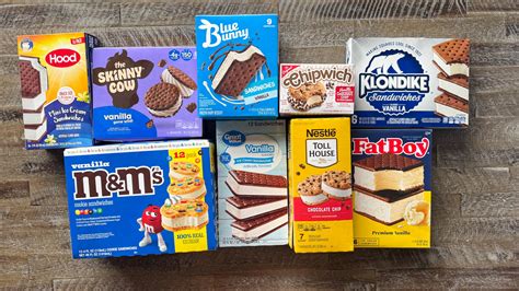 9 Store Bought Ice Cream Sandwiches Ranked Worst To Best