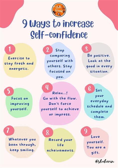 9 Ways To Boost Your Self Confidence