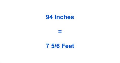 94 to Feet Converter