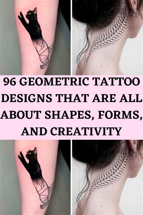 96 Geometric Tattoo Designs That Are All About Shapes Forms And