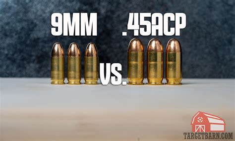 9Mm Vs 45 Acp Self Defense Caliber Showdown