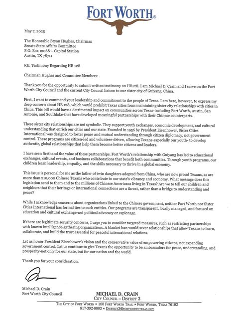 A Bill That Could Ban Fort Worth From Having A Chinese Sister City