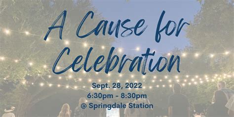 A Cause For Celebration A Cause For Celebration