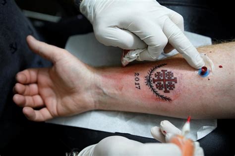 A Cross To Bare Tattoos And Tradition In Jerusalem The Jerusalem Post