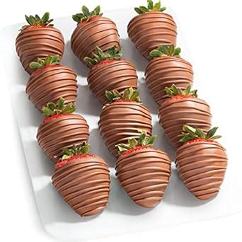 A Gift Inside Milk Madness Chocolatey Dipped Strawberries 12 Berries