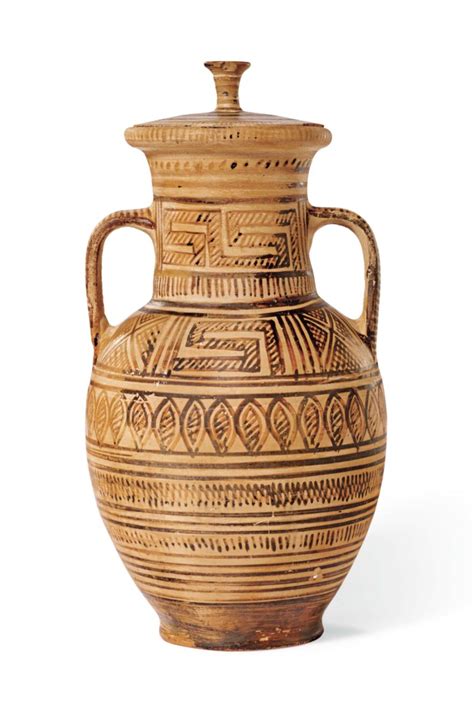 A Greek Pottery Oinochoe Geometric Period Circa 8Th Century B C A Greek Pottery Oinochoe Geometric Period Circa 8Th Century B C