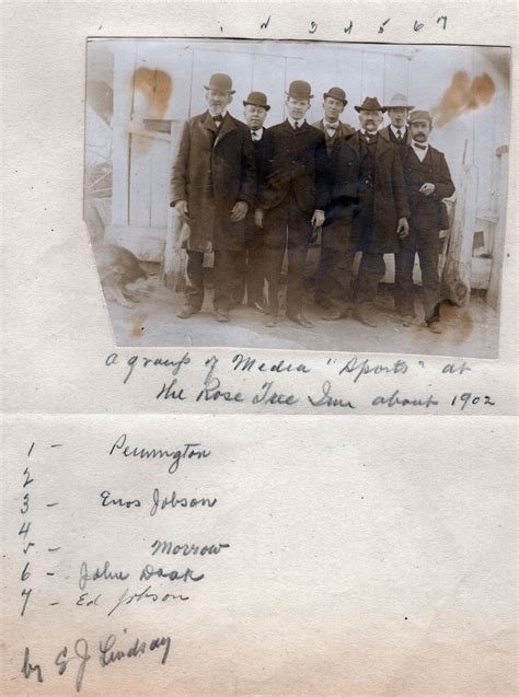 A Group Of Media Amp Quot Sports Amp Quot At The Rose Tree Inn About 1902 Media