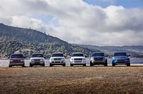 A Look Back At The Evolution Of The Ford Explorer Celebrating 6 Generations Of The Iconic Suv