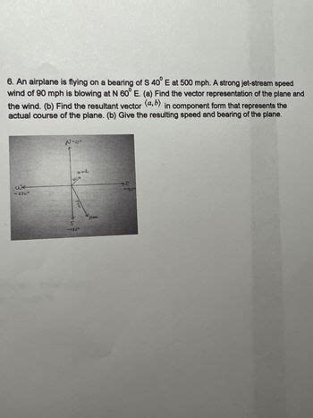 A Plane Is Flaying At A Speed Of 320 Mph On A Bearing N 70 E Its Resultant Speed Is 370 Mph And Resultant Direction Is 60 Find The Speed And Direction Of The Wind 42328 A Plane Is Flaying At A Speed Of 320 Mph On A Bearing N 70 E Its Resultant Speed Is 370 Mph And Resultant Direction Is 60 Find The Speed And Direction Of The Wind 42328