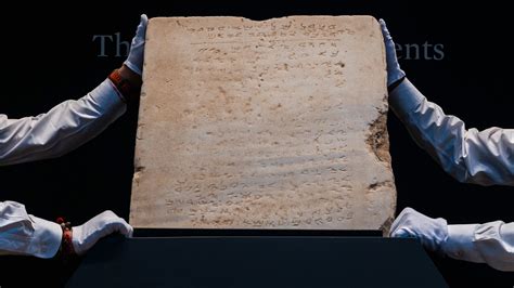 A Ten Commandments Tablet Sells For More Than 5 Million At Auction The New York Times A Ten Commandments Tablet Sells For More Than 5 Million At Auction The New York Times