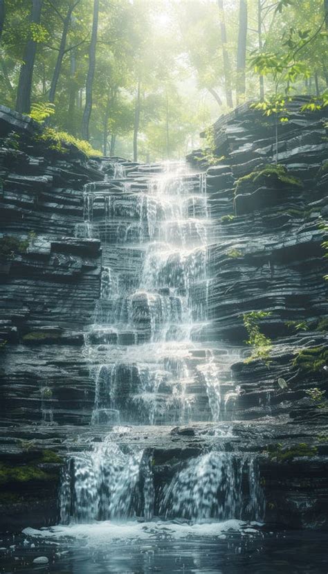 A Tranquil Oasis Of Cascading Waters Offer Serenity Amidst Fort Worth S Urban Beauty