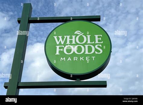 A Whole Foods Market Grocery Store Sign Sunday May 15 2022 In