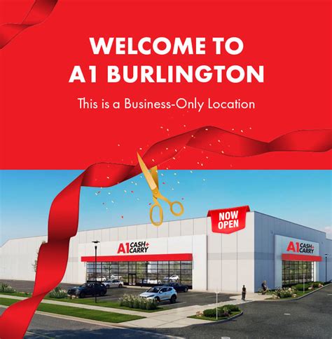 A1 Cash And Carry Is Set To Open Its Burlington Store For Businesses Soon