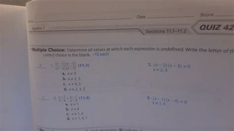 Abeka Algebra 1 Quarter Exam Test 3 Flashcards Quizlet
