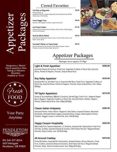 About Pendleton Catering Company