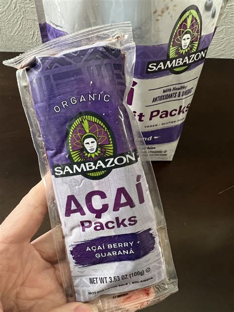 Acai Packets Sambazon Acai Costco Sambazon Superfruit Acai Bites At Costco Ps Fitness
