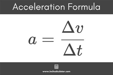 Acceleration Formula Physics