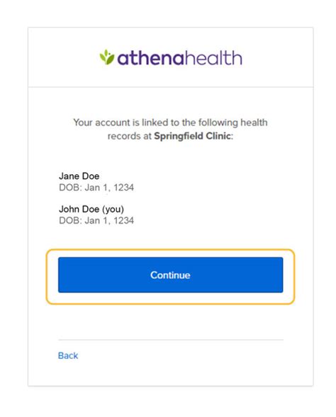 Access To Athenahealth S Patient Portal