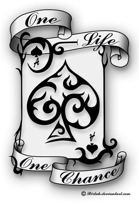 Ace Of Spades Tattoo Design By B0dah On Deviantart
