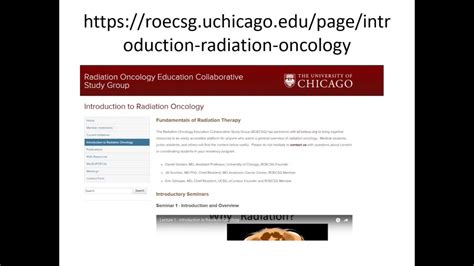 Acro Medical Student Webinar How To Excel At Radiation Oncology Away