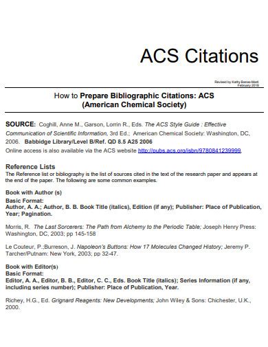 5 ACS Reference Tips