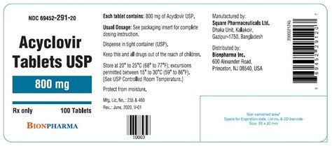 Acyclovir Dosage For Active Outbreak