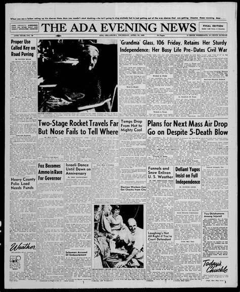 Ada Evening News Ada Ok