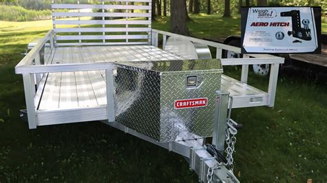Adding An Aluminum Tongue Storage Box To The Sport Haven Aluminum Trailer