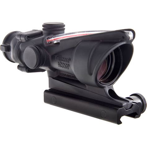 Advanced Combat Optical Gunsight Trijicon 4X 32 Acog Red Led 223 Chevron Reticle With Ta51 Mount Red Thermal Scopes