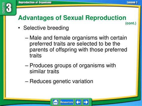 Advantages of Sexual Reproduction