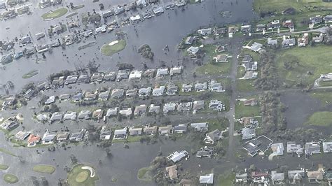 Aerial View Of Hurricane Damage In Florida Cgtn