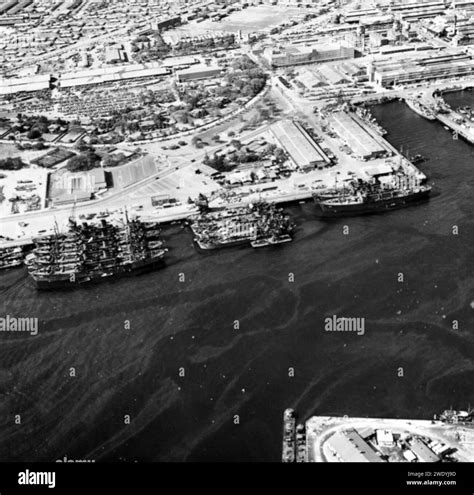Aerial View Of The Pearl Harbor Naval Shipyard Hawaii Usa 27